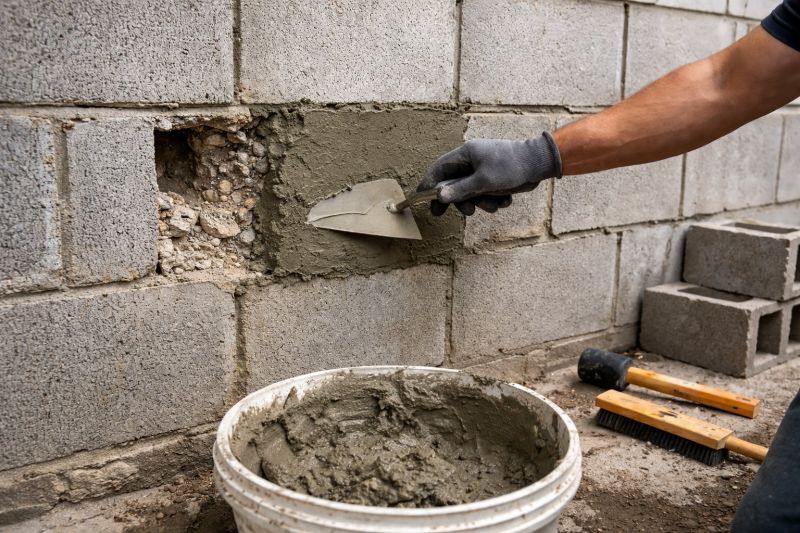 Block Wall Repair in Mount Pleasant, SC