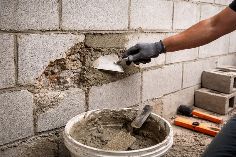 Block Wall Repair in Mount Pleasant, SC