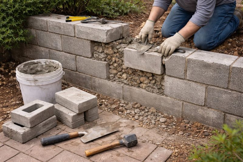 Block Wall Repair in Summerville, SC