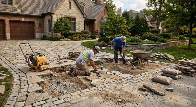 Brick Driveway Repair in North Charleston, SC