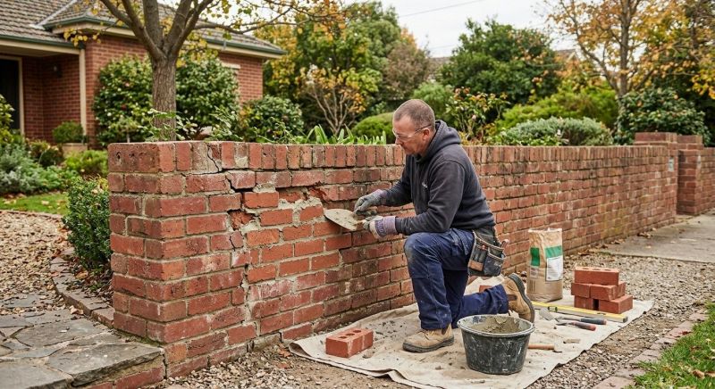 Brick Fence Repair in North Charleston, SC
