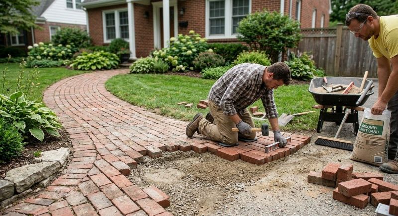 Brick Flatwork Repair in Ladson, SC