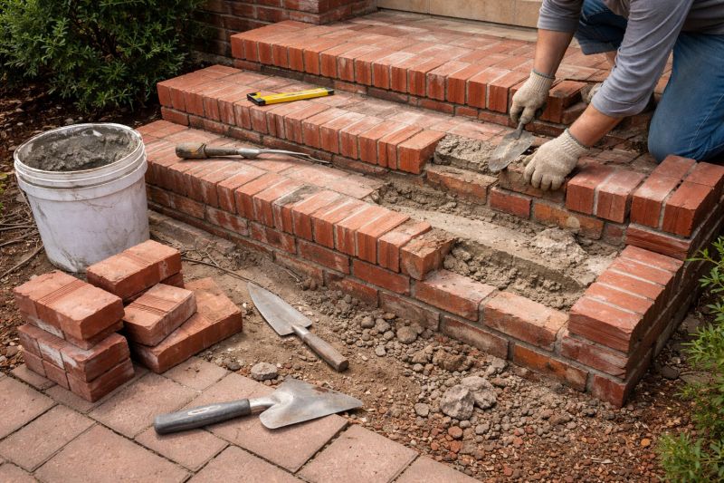 Brick Stairs Repair in Moncks Corner, SC