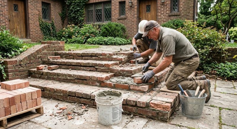 Brick Stairs Repair in Mount Pleasant, SC