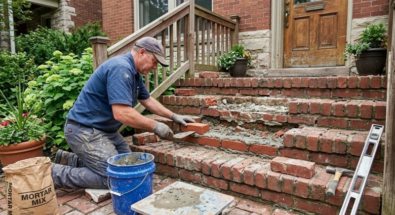 Brick Steps Repair in North Charleston, SC