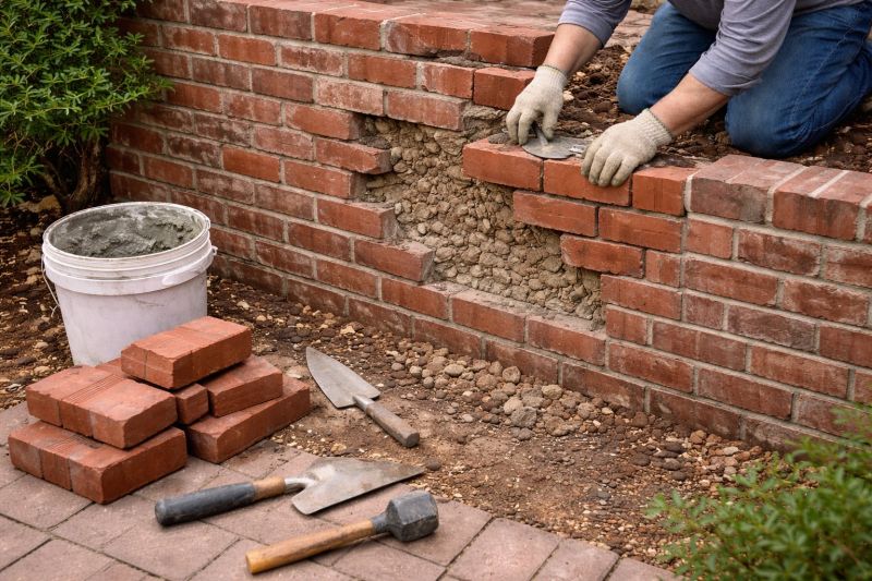 Brick Wall Repair in Berkeley County, SC
