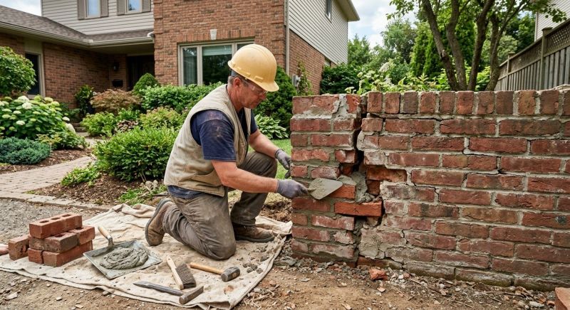 Brick Wall Repair in Charleston County, SC