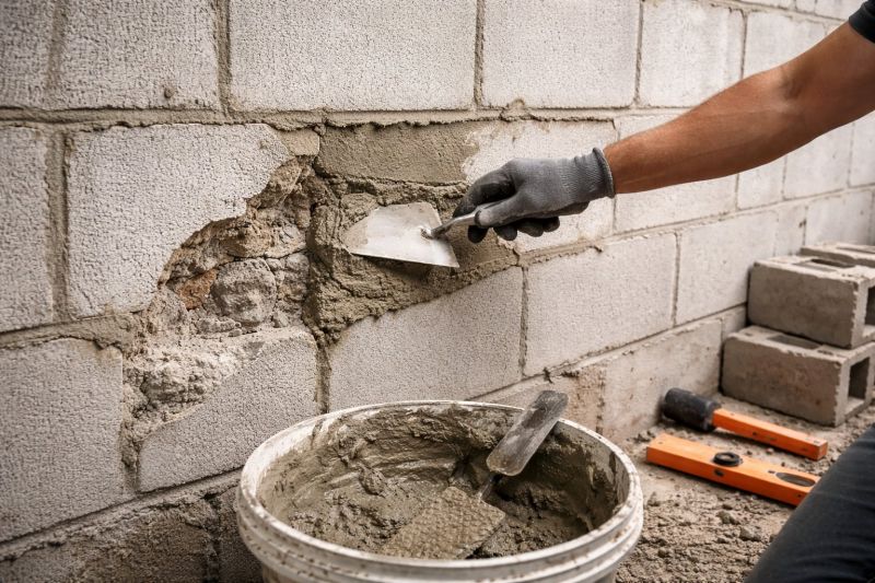 Cinder Block Wall Repair in Charleston, SC