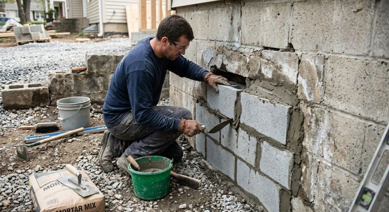 Concrete Block Repair in Summerville, SC